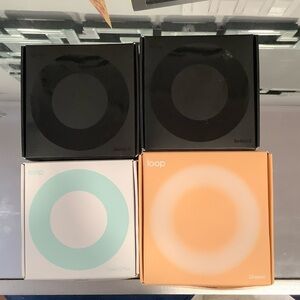 Loop Earplugs Set of 4 - Black, White, Peach, Mint